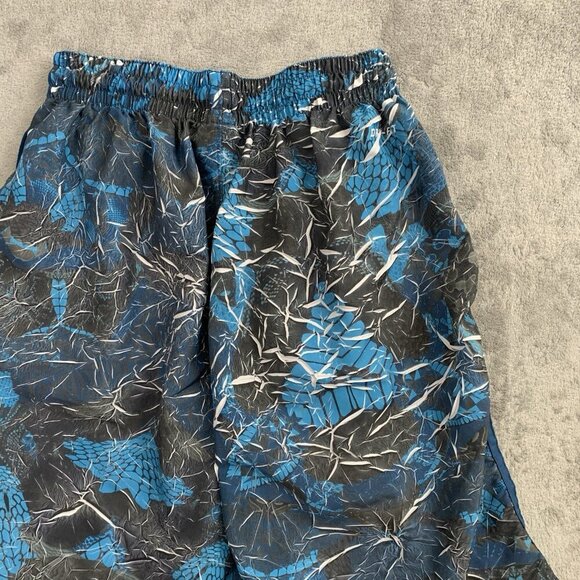 Nike Shorts Mens M Kobe Bryant Emerge Hyper Elite Reptile Print Blue Basketball - Picture 11 of 11